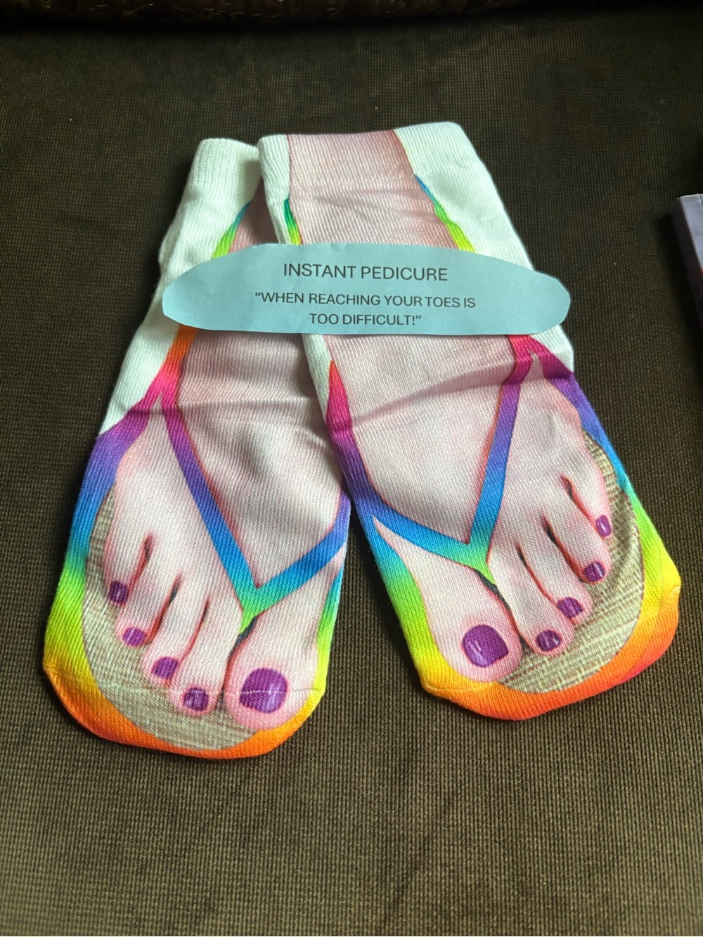 Menopause Gift Set - Maxine book, journal, pen, pedicure socks, mints. - Picture 5 of 7